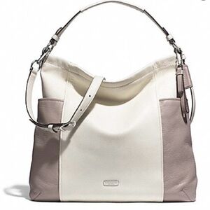 Coach Park Colorblock Hobo/Satchel Leather Bag